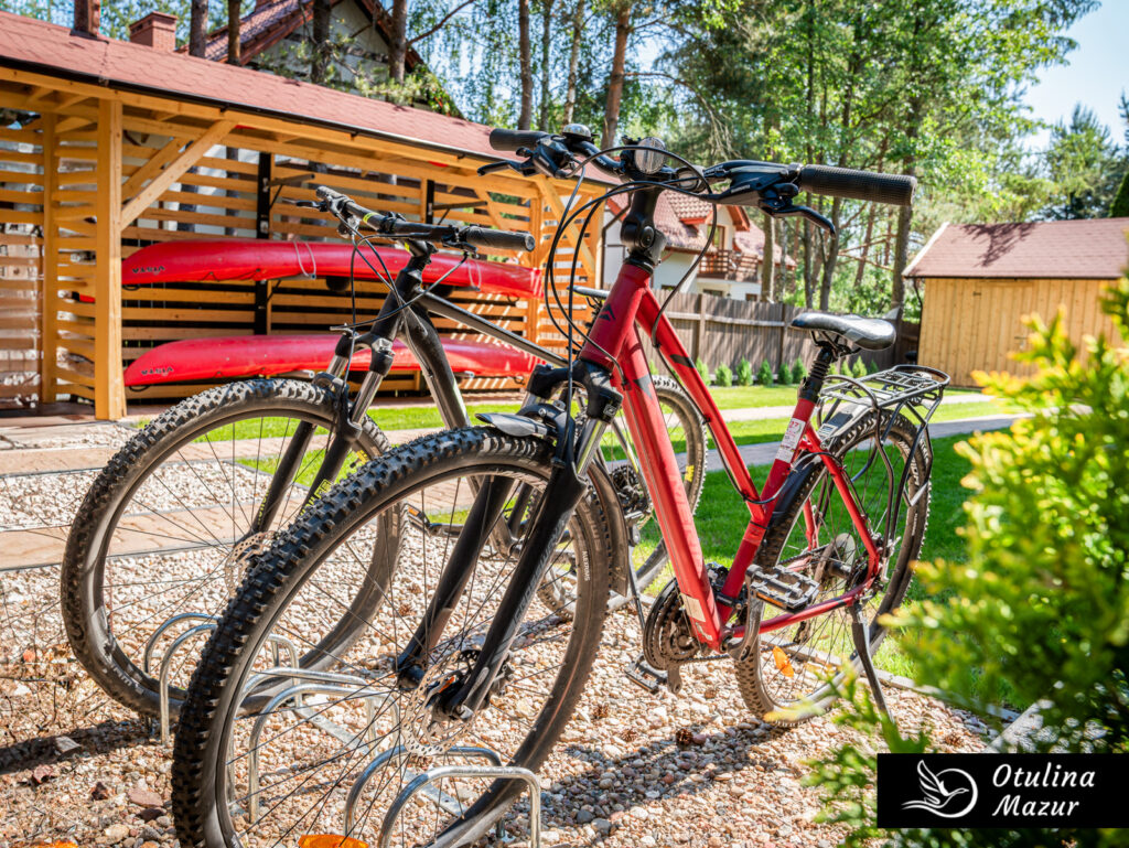 Rowery do dyspozycji Gości Otuliny Mazur